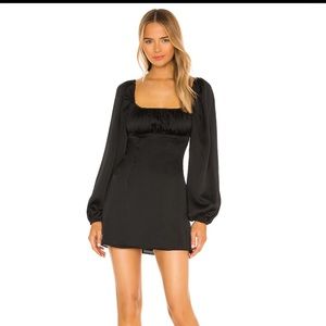 MAJORELLE BLACK MINI DRESS